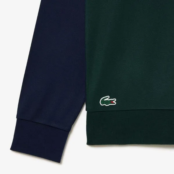 Áo Nỉ Sweater Nam Lacoste Ripstop Tennis Sweatshirt SH1083-10 Màu Xanh Size 4 - Thời trang - Vua Hàng Hiệu