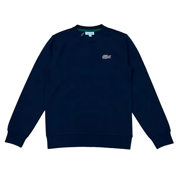 Áo Nỉ Sweater Nam Lacoste Stripe Middle Croc Sweatshirt SH973E-51N 166 Màu Xanh Navy Size 2 - Thời trang - Vua Hàng Hiệu