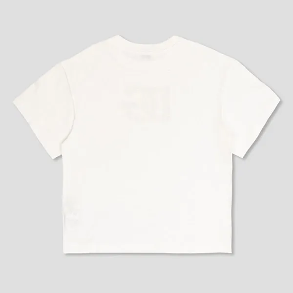 Áo Phông Dolce & Gabbana D&G White With Sequined Logo Tshirt L5JTNL G7NUS W0800 Màu Trắng