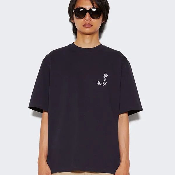 Áo Phông Nam Jacquemus In Black With Logo Embroidered 246JS151-2125 Tshirt Màu Đen Size XS - Thời trang - Vua Hàng Hiệu