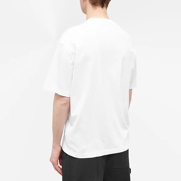 Áo Phông Nam Neil Barrett White With Yellow Thunderbolt Printed PBJT215 V518C/2378 Màu Trắng Size XS - Thời trang - Vua Hàng Hiệu