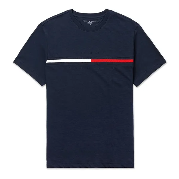 Áo Phông Nam Tommy Hilfiger Essential Flag Logo Tshirt 7849807 475 Màu Xanh Đen Size XS - Thời trang - Vua Hàng Hiệu