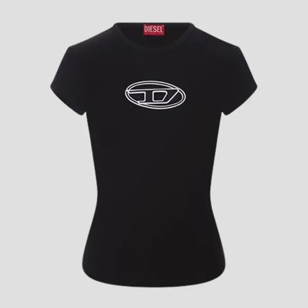 Áo Phông Nữ Diesel Black T-Angie A06268/0AFAA9XX Màu Đen Size XS - Thời trang - Vua Hàng Hiệu