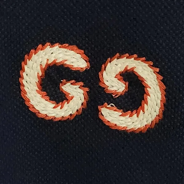 Áo Polo Dài Tay Nam Gucci 573258XJA6C Long Sleeves Màu Xanh Navy Size M