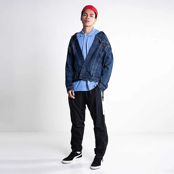 Áo Polo Dài Tay Nam Lacoste Classics Long Sleeved Ripped Collar L1313-00 Màu Xanh Blue Size 2