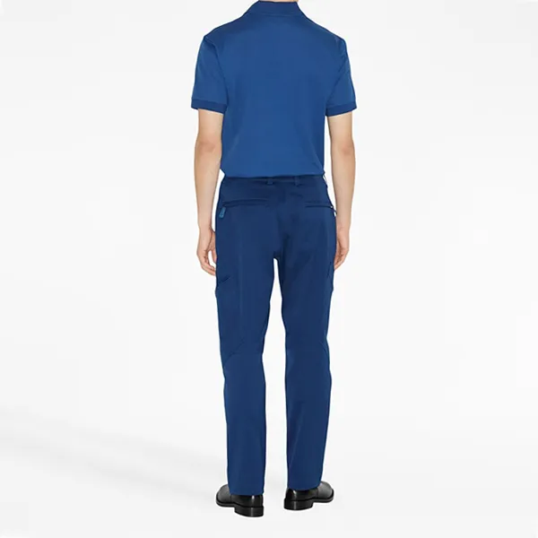 Áo Polo Nam Burberry EKD Embroidered Cotton Silk Shirt Màu Xanh Blue Size XS - Thời trang - Vua Hàng Hiệu