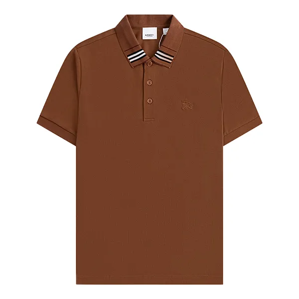 Áo Polo Nam Burberry EKD Embroidered Màu Nâu Size XS