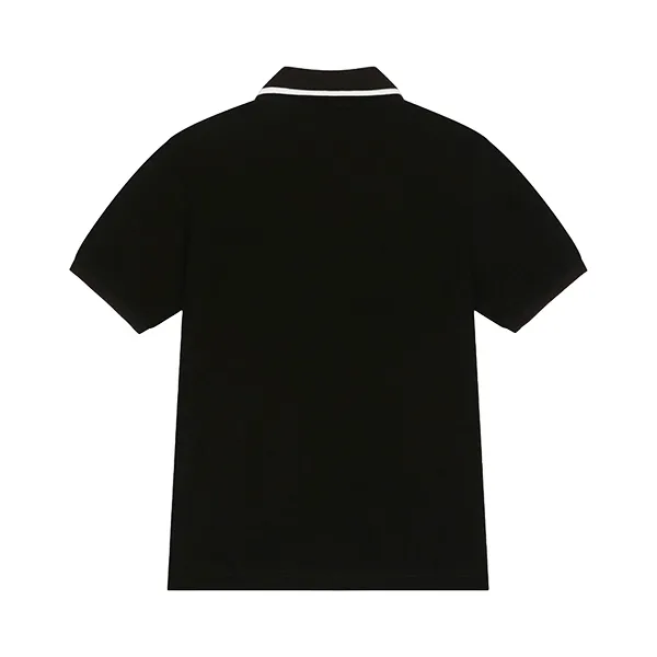 Áo Polo Nam Dolce & Gabbana D&G With DG Logo Embroidery Polo Shirt G8OL0Z FU7EN Màu Đen Size 48