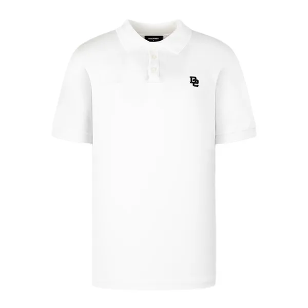 Áo Polo Nam Dsquared2 White With Logo Embroidered S74GL0078 S22743 100 Màu Trắng Size M - Thời trang - Vua Hàng Hiệu
