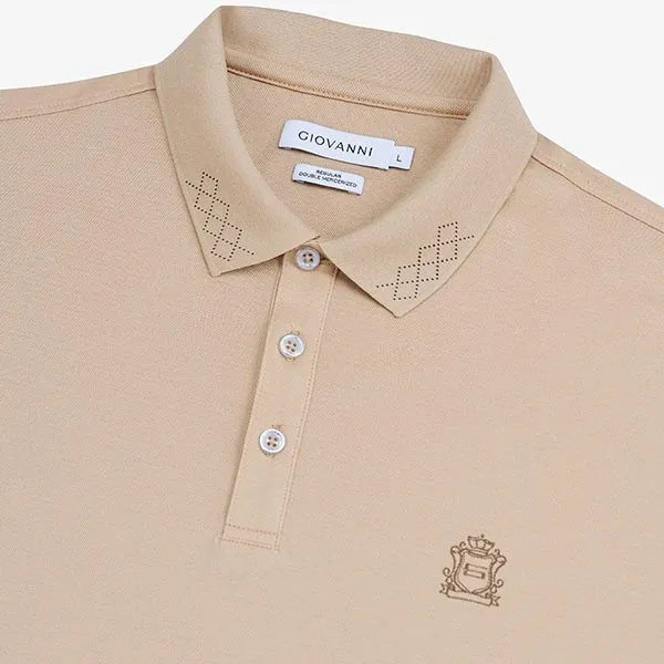 Áo Polo Nam Giovanni GPL0149-1 Màu Be Đậm Size XL