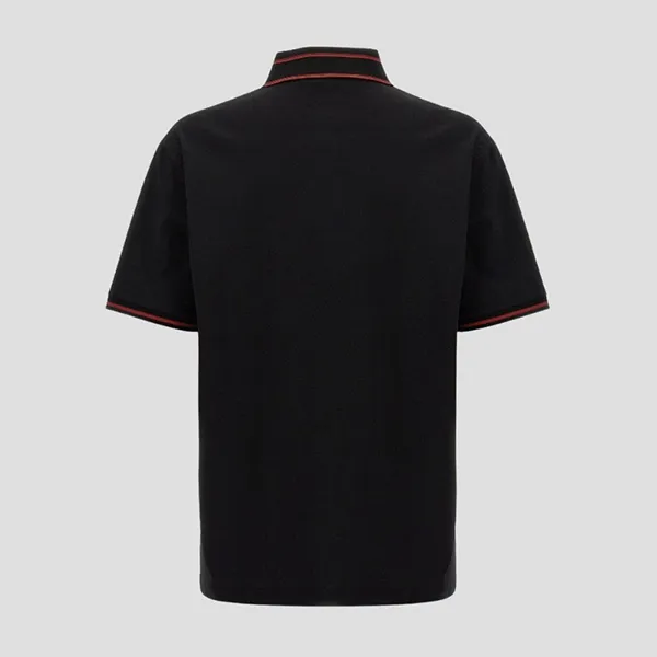 Áo Polo Nam Gucci Black With Logo Collar Printed Polo Shirt 784422 XJGJW 1043 Màu Đen Size M - Thời trang - Vua Hàng Hiệu