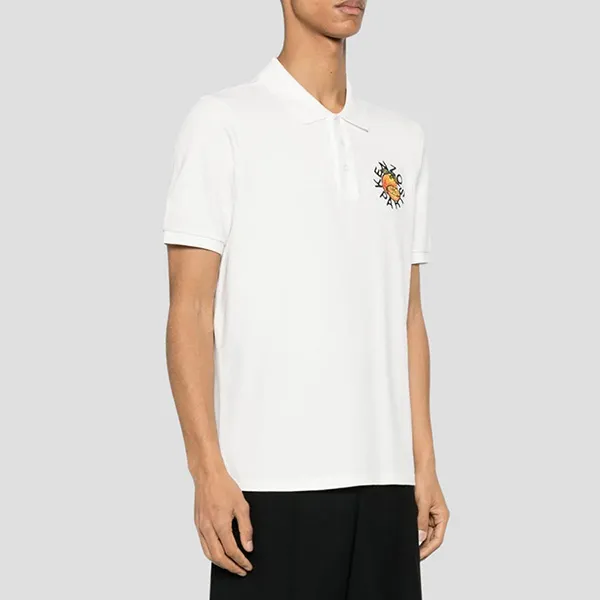 Áo Polo Nam Kenzo With Logo Embroidered FE55PO535 4PU-02 Màu Trắng Size S - Thời trang - Vua Hàng Hiệu