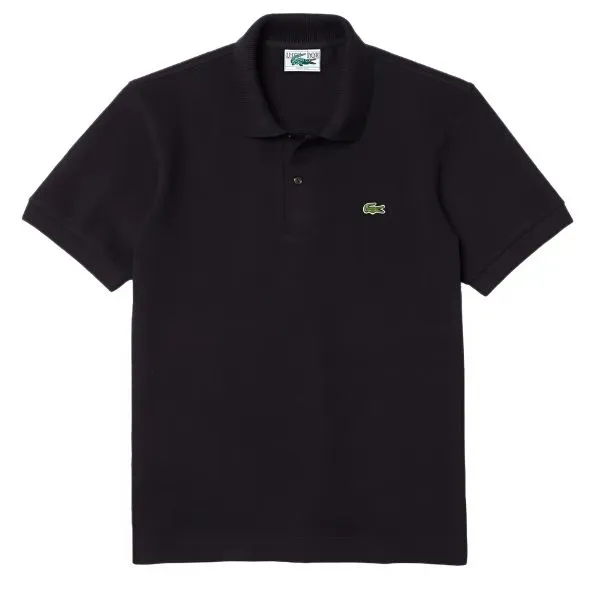 Áo Polo Nam Lacoste Men’s Classic Fit L.12.21 Organic Cotton Piqué Polo Shirt L1221 HDE Màu Xanh Đen Size 2