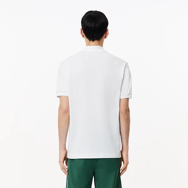 Áo Polo Nam Lacoste Men's Embroidered Slogan Polo PH8017 001 Màu Trắng Size 4