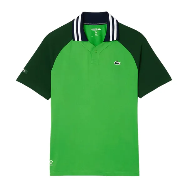 Áo Polo Nam Lacoste Tennis x Daniil Medvedev Polo DH7381 IUX Màu Xanh Lá Size 4