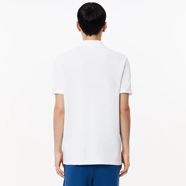 Áo Polo Nam Lacoste Men's Regular Fit L.12.12 Washed Effect PH7426 001 Polo Shirt Màu Trắng Size 2