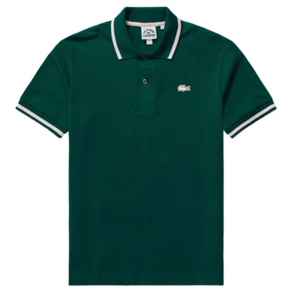 Áo Polo Nam Lacoste Short Sleeve Form Classic Polo Shirt X Le Fleur PH5138-3M2 Màu Xanh Lá Size L - Thời trang - Vua Hàng Hiệu