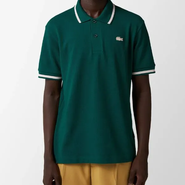 Áo Polo Nam Lacoste Short Sleeve Form Classic Polo Shirt X Le Fleur PH5138-3M2 Màu Xanh Lá Size L - Thời trang - Vua Hàng Hiệu