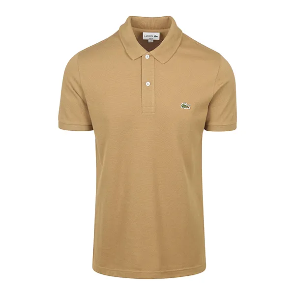Áo Polo Nam Lacoste Slim Fit Pique Polo Shirt PH4012 F8X Màu Nâu Size 2