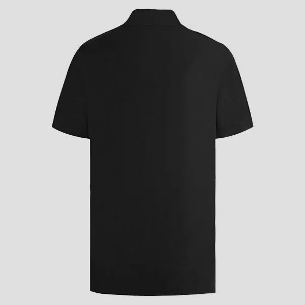 Áo Polo Nam Versace Black With Logo Medusa Embroidered 1A06081 1008503 Màu Đen Size S