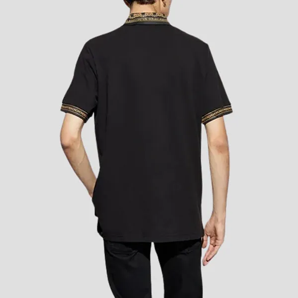 Áo Polo Nam Versace Jeans Couture In Black 77GAGT04 CJ01T Màu Đen Size S