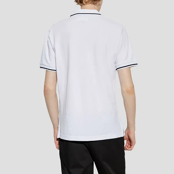 Áo Polo Nam Versace Jeans Couture In White Vemblem Thick Foil 77GAGT01 CJ01T Màu Trắng Size XS - Thời trang - Vua Hàng Hiệu