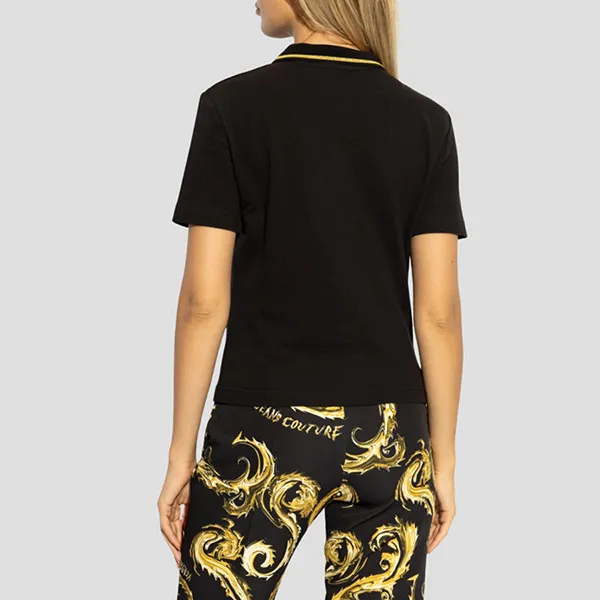 Áo Polo Nữ Versace Jean Conture In Black 77HAGT00 CJ01T G89 Màu Đen Size XS - Thời trang - Vua Hàng Hiệu