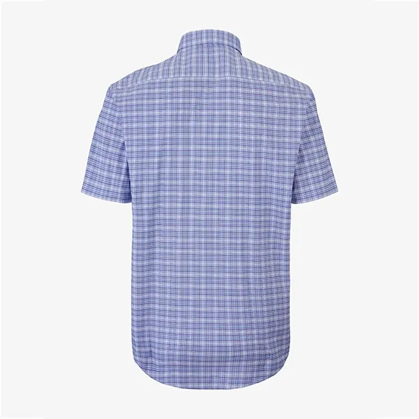 Áo Sơ Mi Cộc Tay Nam Giovanni GSS0146-1 Màu Xanh Kẻ Size XL - Thời trang - Vua Hàng Hiệu