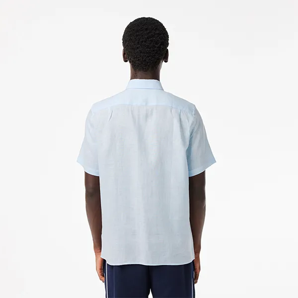Áo Sơ Mi Cộc Tay Nam Lacoste Regular Fit Shirt CH5699 T01 Màu Xanh Da Trời Size 38 - Thời trang - Vua Hàng Hiệu