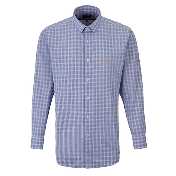 Áo Sơ Mi Dài Tay Nam Giovanni GLS0363-1 Màu Kẻ Nâu Size M - Thời trang - Vua Hàng Hiệu