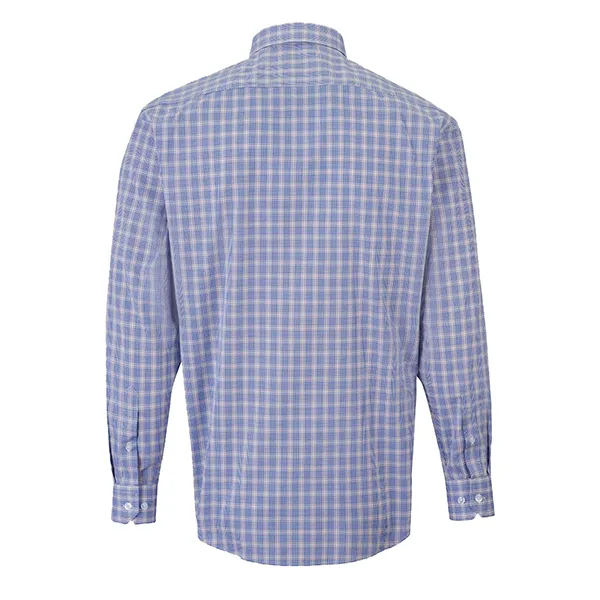 Áo Sơ Mi Dài Tay Nam Giovanni GLS0363-1 Màu Kẻ Nâu Size M - Thời trang - Vua Hàng Hiệu