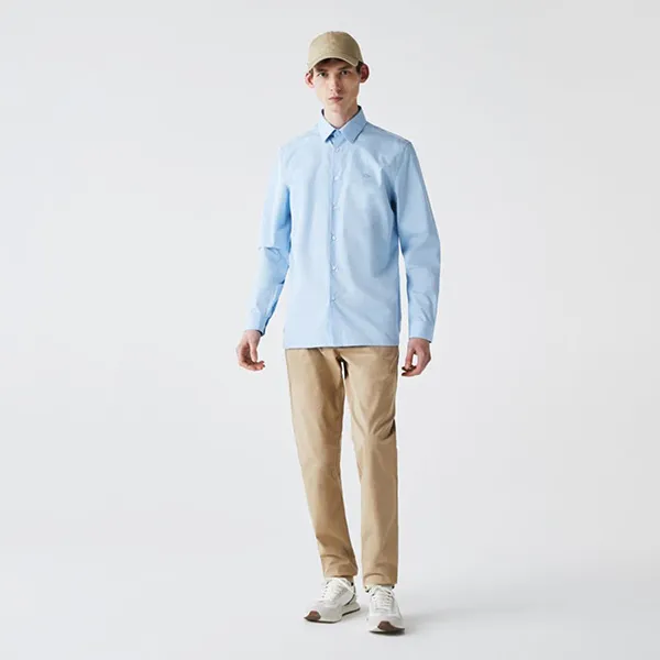 Áo Sơ Mi Dài Tay Nam Lacoste Regular Fit CH2935 HBP Shirt Màu Xanh Da Trời Size 41 - Thời trang - Vua Hàng Hiệu