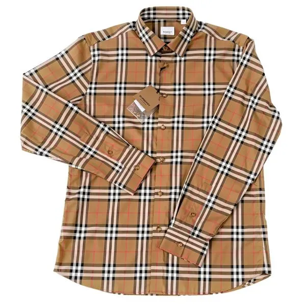 Áo Sơ Mi Nam Burberry Beige With Vintage Check Printed 80842951 Phối Màu Size XS - Thời trang - Vua Hàng Hiệu
