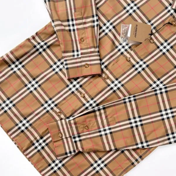 Áo Sơ Mi Nam Burberry Beige With Vintage Check Printed 80842951 Phối Màu Size XS - Thời trang - Vua Hàng Hiệu