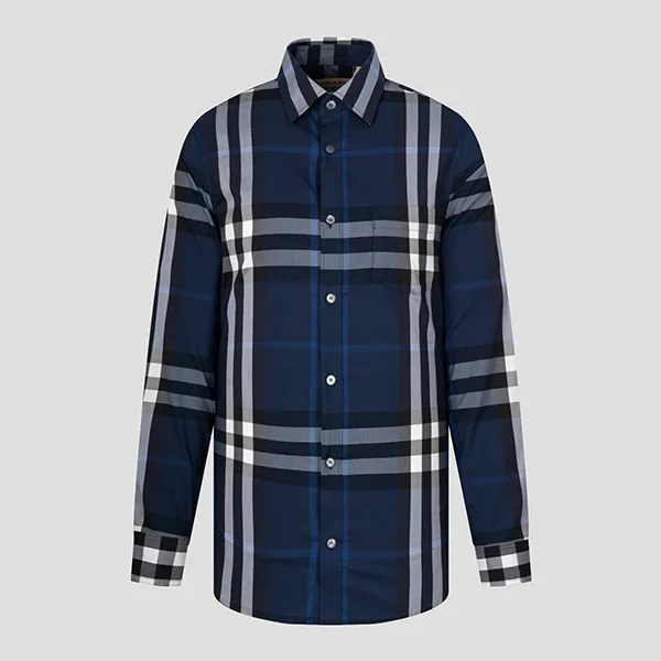 Áo Sơ Mi Nam Burberry Vintage Check In Navy 40234821 Màu Xanh Navy Size XS - Thời trang - Vua Hàng Hiệu