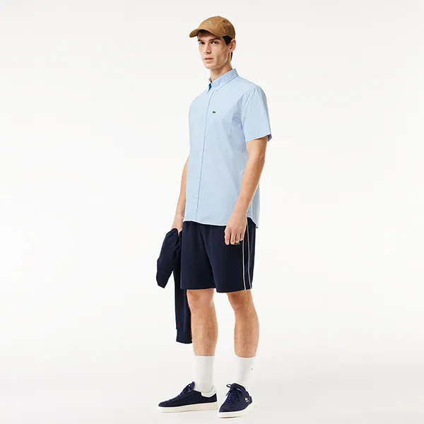 Áo Sơ Mi Lacoste Short Sleeved Regular Fit Gingham Print Shirt CH5622 F6Z Màu Xanh Nhạt Size 39 - Thời trang - Vua Hàng Hiệu