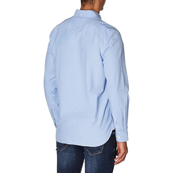 Áo Sơ Mi Nam Tommy Hilfiger Regular Fit Shirt 78J8440 431 Màu Xanh Nhạt Size XS