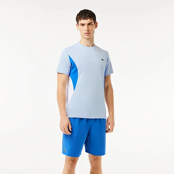 Áo Thun Nam Lacoste Mens x Novak Djokovic TH7539 J2G Tshirt Màu Xanh Nhạt Size 3 - Thời trang - Vua Hàng Hiệu