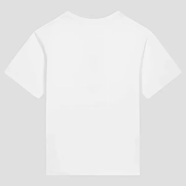 Áo Thun Nam Dolce & Gabbana D&G In White With Logo Printed T-Shirt L4JTEY G7M4H W0800 Màu Trắng Size 14Y