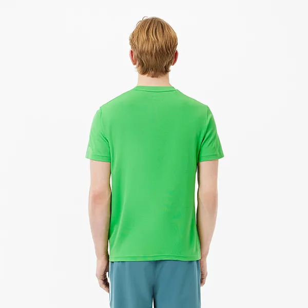 Áo Thun Nam Lacoste Mens x Novak Djokovic TH7539 IXU Màu Xanh Lá Size 3
