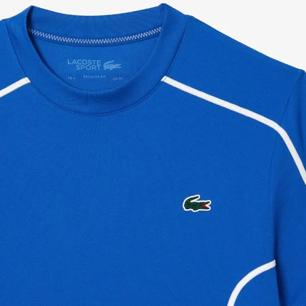 Áo Thun Nam Lacoste Ultra Dry Piqué Tennis TH7545 IXW T-Shirt Màu Xanh Dương Size 3 - Thời trang - Vua Hàng Hiệu