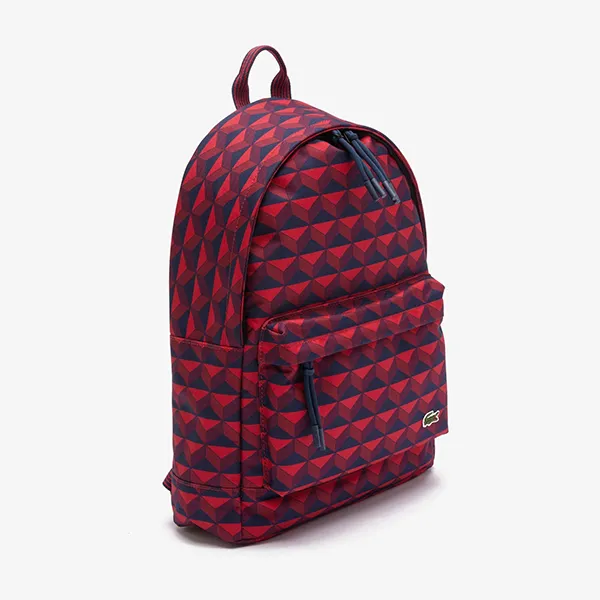 Balo Lacoste Robert Georges Marine Backpack NH4609NZ N39 Màu Đỏ Họa Tiết