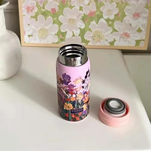 Bình Giữ Nhiệt Magrace Paris Inox 316 Màu Tím Hồng 220ml - Cốc - Vua Hàng Hiệu