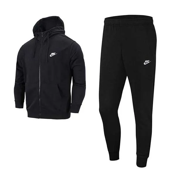 Bộ Quần Áo Dài Tay Nam Nike Men's Long-Sleeve BV2649 010/BV2680 010 Màu Đen Size L