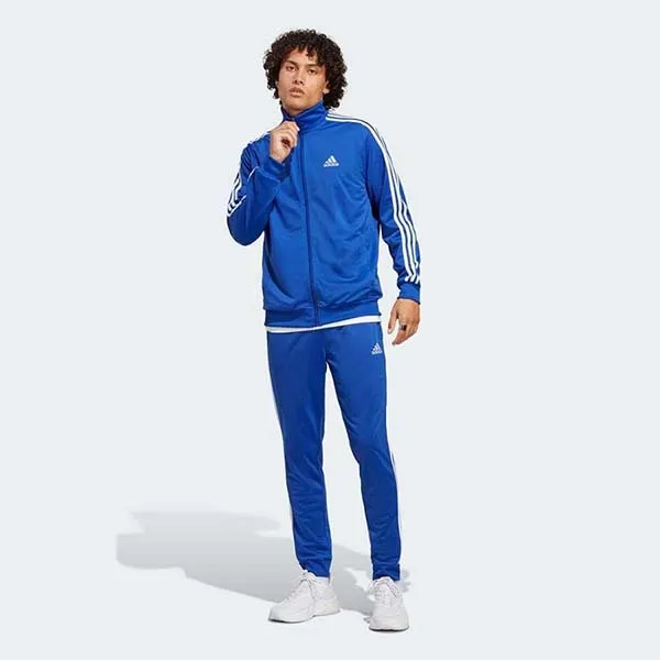 Bộ Quần Áo Thể Thao Nam Adidas Basic 3-Stripes Tricot Tracksuit IC6761 Màu Xanh Blue Size S - Thời trang - Vua Hàng Hiệu