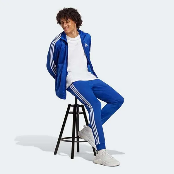 Bộ Quần Áo Thể Thao Nam Adidas Basic 3-Stripes Tricot Tracksuit IC6761 Màu Xanh Blue Size S - Thời trang - Vua Hàng Hiệu