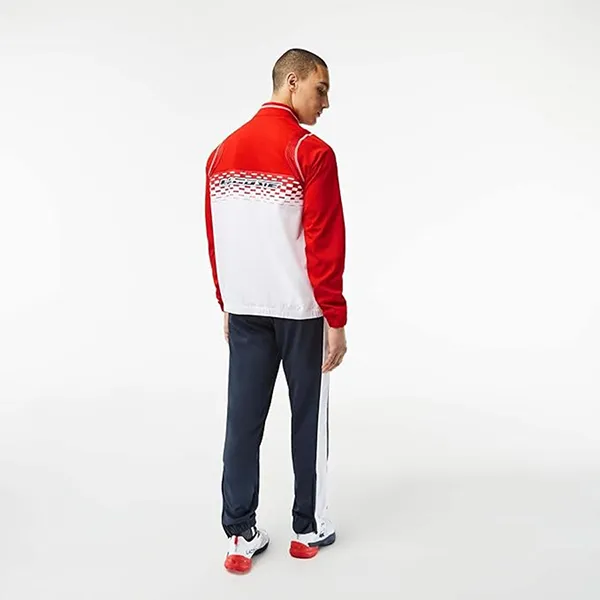 Bộ Quần Áo Thể Thao Nam Lacoste Men's Sports Tracksuit Màu Đỏ Trắng / Xanh Navy Size 2 - Thời trang - Vua Hàng Hiệu
