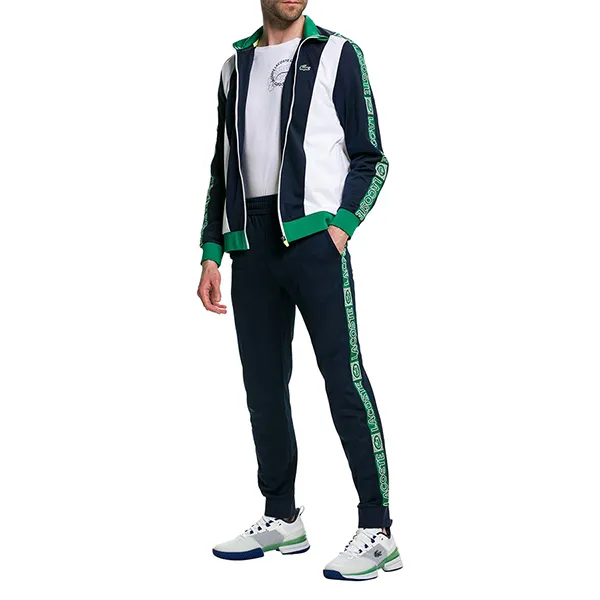 Bộ Thể Thao Nam Lacoste Herren Sport Colourblock Màu Xanh Trắng Size 3 - Thời trang - Vua Hàng Hiệu