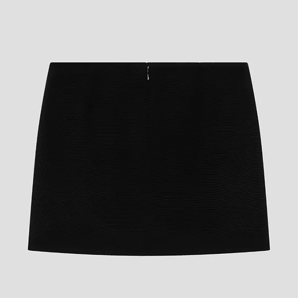 Chân Váy Chữ A Dolce & Gabbana D&G With Logo Plaque L54I79 FU8BM N0000 Màu Đen Size 14Y