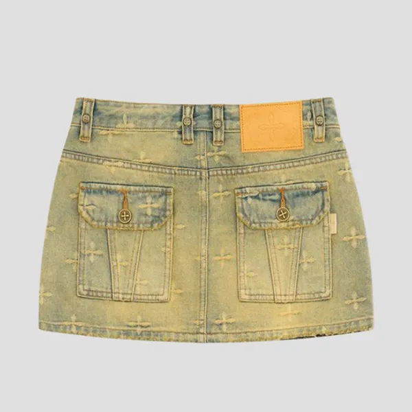 Chân Váy Chữ A Nữ Denim Wash SMFK DS003BLG Màu Xanh Size XS - Thời trang - Vua Hàng Hiệu